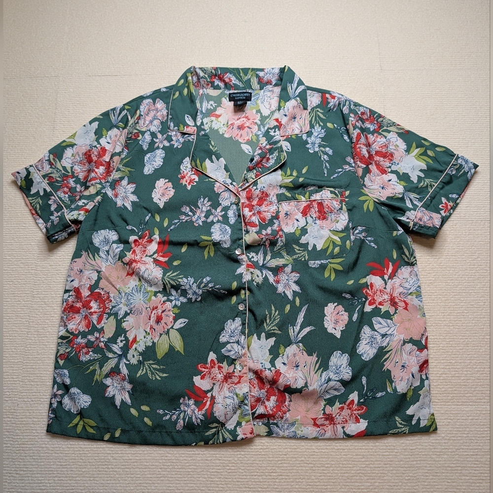 Cynthia Rowley Floral Sleepwear Top